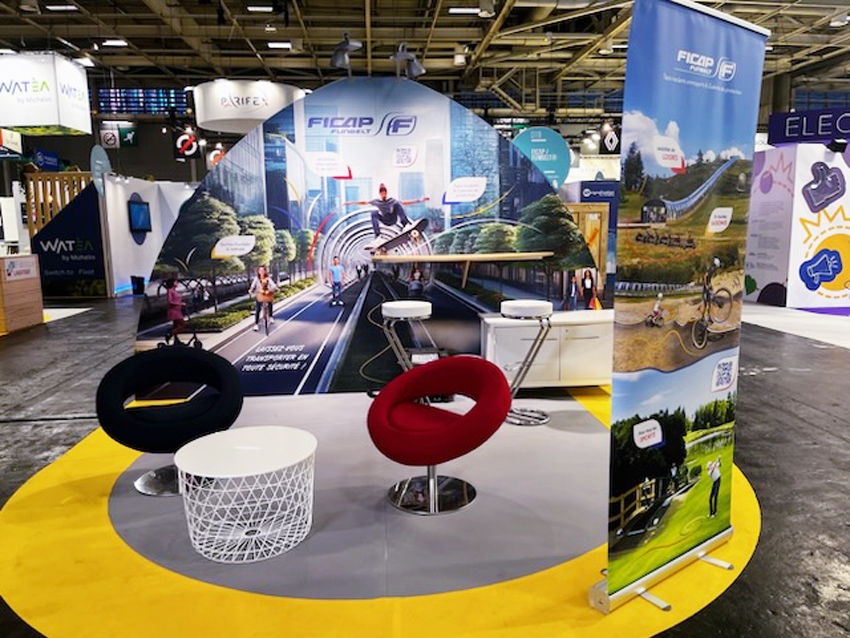 Vue globale du stand Funbelt